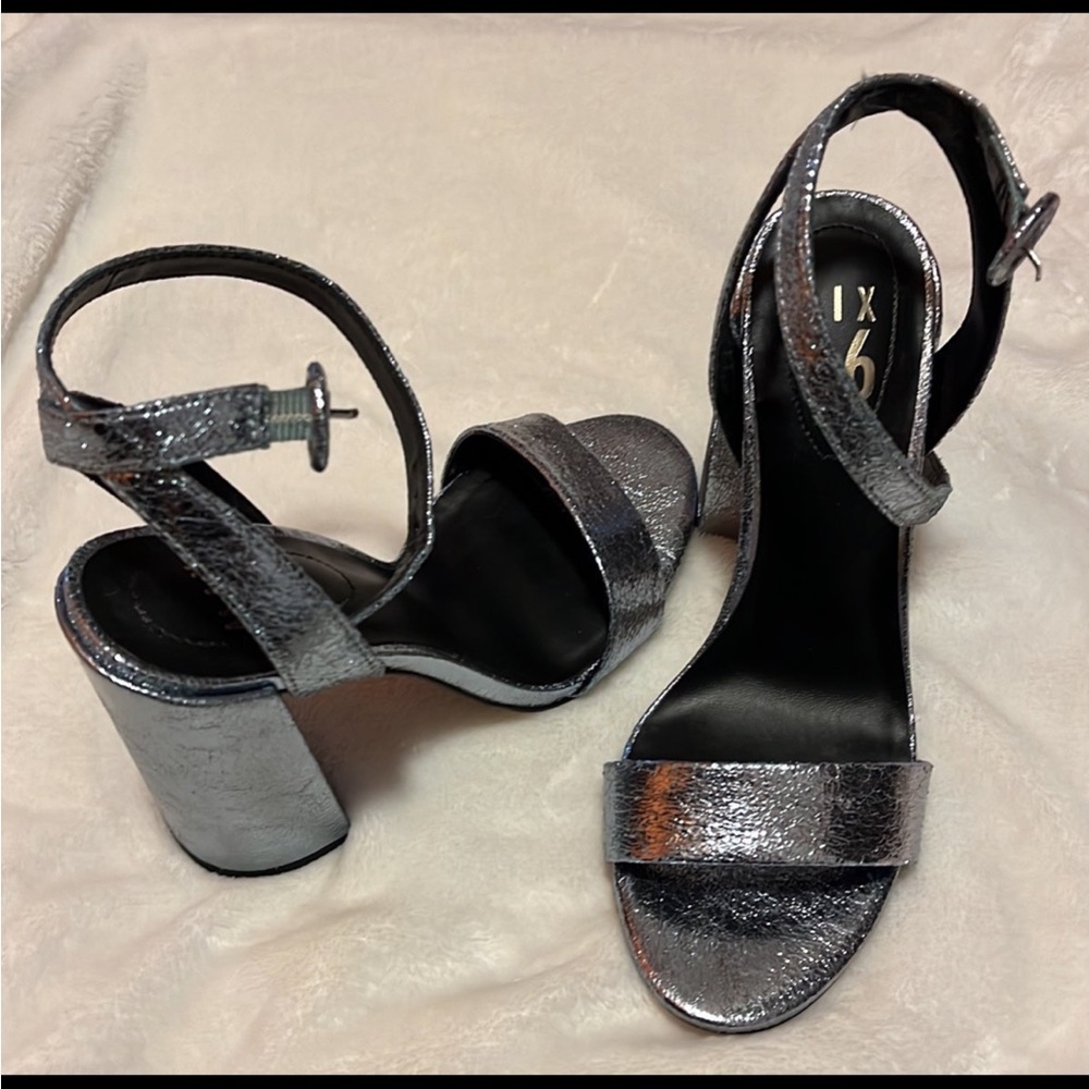 Gently used blocked heels